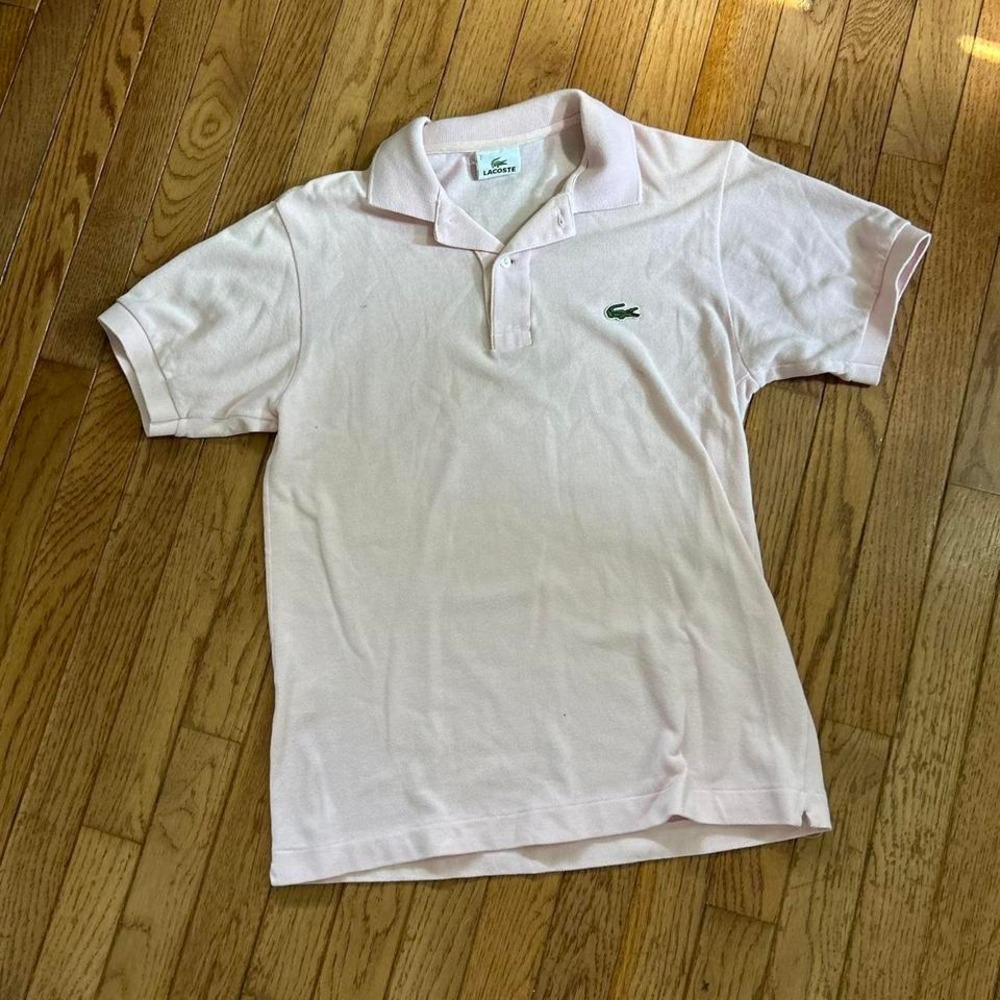 Vintage Pink Lacoste Polo‎ Shirt